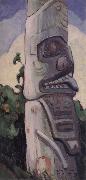 Emily Carr Skidegate oil on canvas